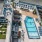 Amenities deck with swimming pool, greenspaces and fire pits 