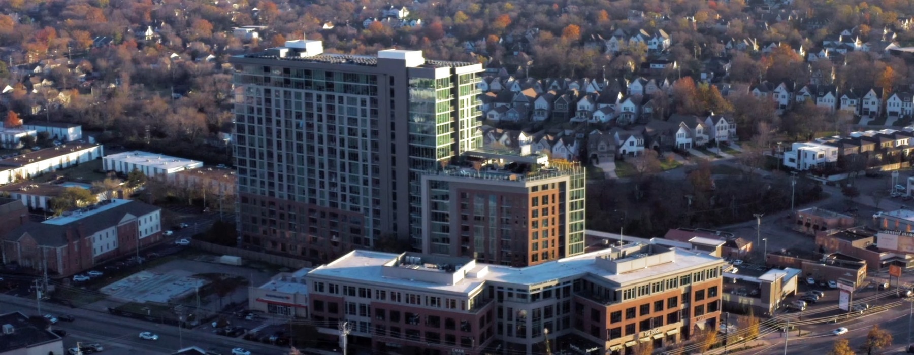 aerial view of a city